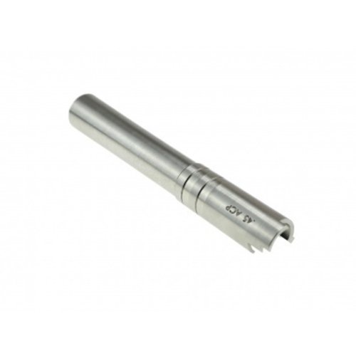 Cow Cow Technology OB1 5.1 Stainless Steel Outer  Barrel (.45 Marking) - Silver