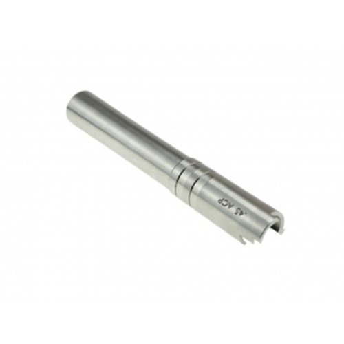 Cow Cow Technology OB1 5.1 Stainless Steel Outer  Barrel (.45 Marking) - Silver Cow Cow Technology OB1 5.1 Stainless Steel Outer  Barrel (.45 Marking) - Silver