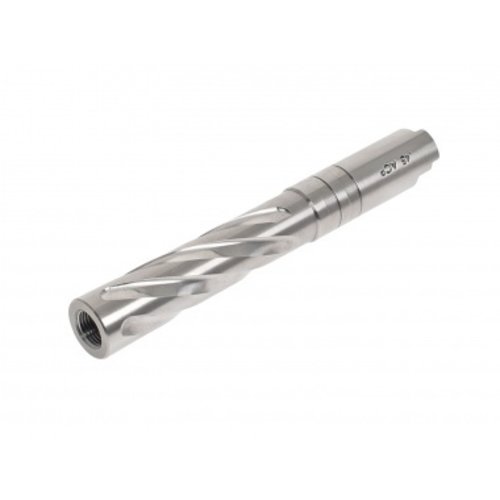 Cow Cow Technology Tornado 5.1 Threaded Outer  Barrel (.45 Marking) - Silver