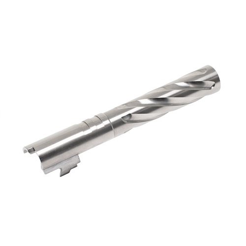 Cow Cow Technology Tornado 5.1 Threaded Outer  Barrel (.45 Marking) - Silver