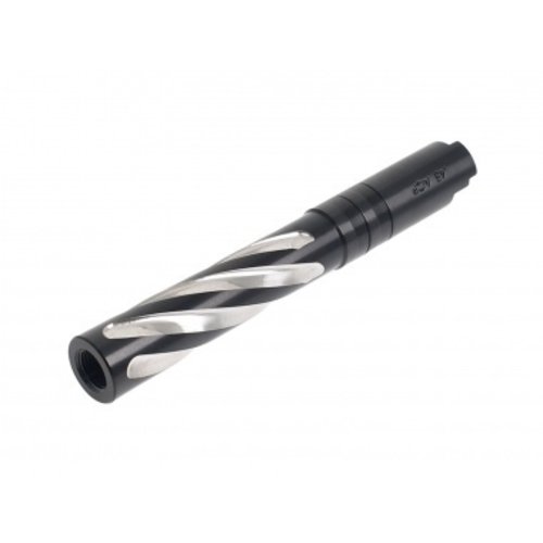 Cow Cow Technology  Tornado 5.1 Threaded Outer  Barrel (.45 Marking) - Black