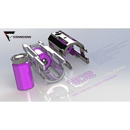 Cow Cow Technology B02 Dynamic Blowback Housing (Piston Head ver)- Black Cow Cow Technology B02 Dynamic Blowback Housing (Piston Head ver)- Black