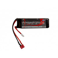 Batería LiPo Recargable 11.1v, 2200 mAh, 30C, 24,42 Wh, Conector Tdean