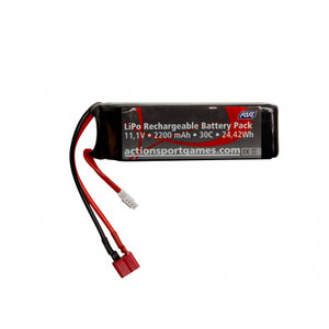 ASG LiPo rechargable Battery 11.1v - 2200 mAh