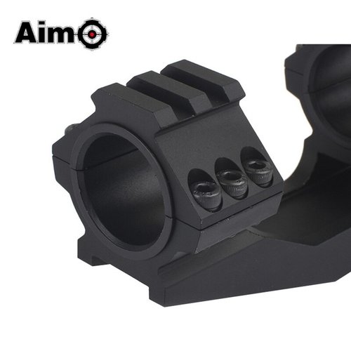 Aim-O Top-Slide Top 25.4-30mm Extended Scope Mount- Black