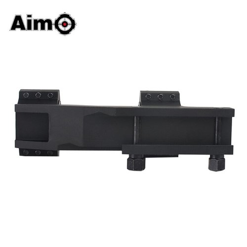 Aim-O Top-Slide Top 25.4-30mm Extended Scope Mount- Black