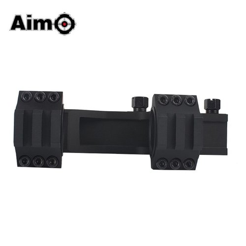 Aim-O Top-Slide Top 25.4-30mm Extended Scope Mount- Black