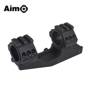 Aim-O Montura para Mira Telescópica 25.4-30mm con tres Topes- Negro