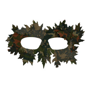 STALKER Ghillie Mask - Green (with Leaves)