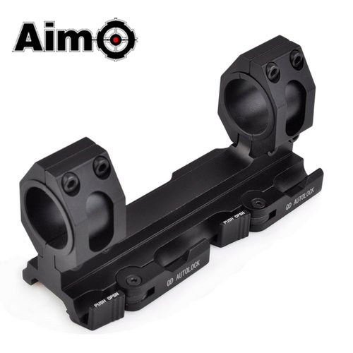 Aim-O Montura para Mira Telescópica 25.4-30mm con QD - Negro