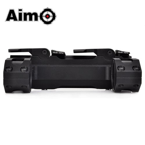 Aim-O Montura para Mira Telescópica 25.4-30mm con QD - Negro