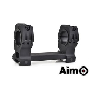 Aim-O Montura para Mira Telescópica Regulable con Nivel 1 Pulgada hasta 30mm- Negro