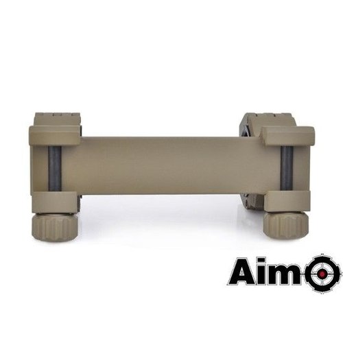 Aim-O Tactical Regulable Scope Mount  with Level1Inch to 30mm- FDE