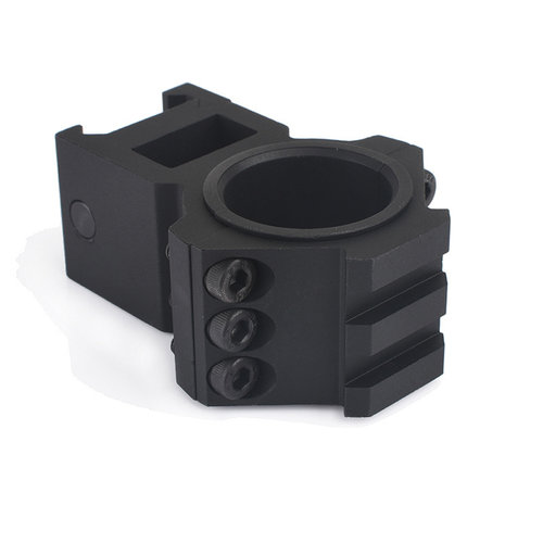 Aim-O Top-Slide Top 25.4-30mm Split Ring Mount- Black