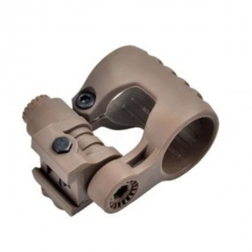 Metal Adjustable Tactical Light Mount 1" - FDE