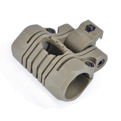 Metal 6 Positions Flashlight Mount - FDE