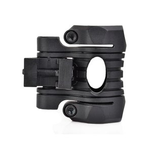 Metal 6 Positions Flashlight Mount - Black