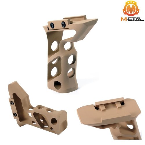 Metal Grip Angular Top Picatinny en CNC - FDE