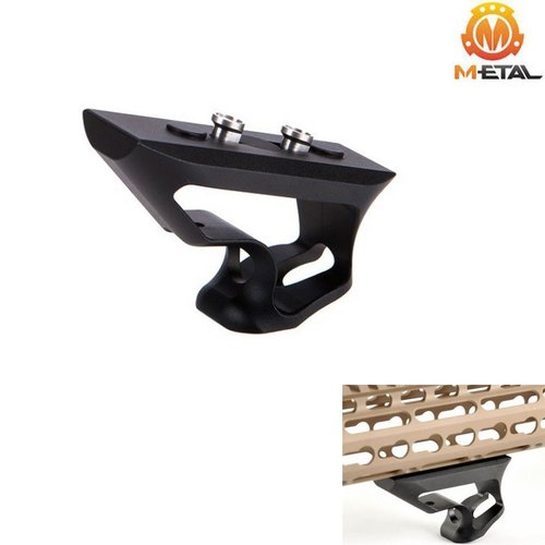 Metal Grip Angular corto KeyMod System en CNC - Negro