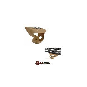 Metal CNC KeyMod System Short Angled Grip - FDE