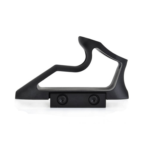 Metal CNC Picattini System Short Angled Grip - Black
