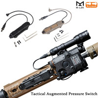 Pack Laser (Verde y Rojo) + PEQ15 + Linterna M600C + Interruptor Doble - Negro