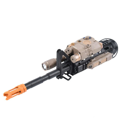 WADSN Pack Laser (Verde y Rojo) + PEQ15 + Linterna M600C + Interruptor Doble - FDE