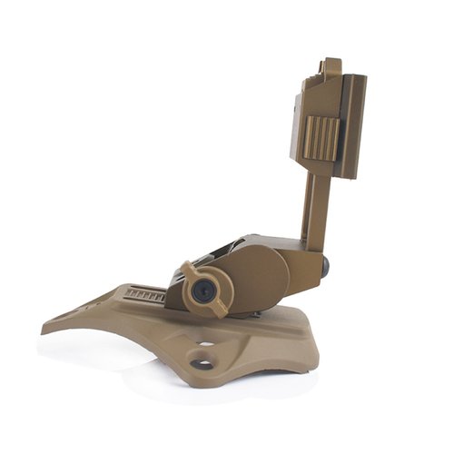 WADSN L4 G19 Wilcox NVG Fast Helmet Mount Breakaway Base - FDE (with Logo)