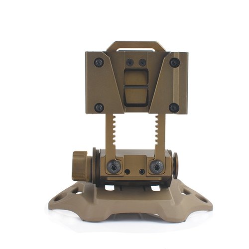 WADSN L4 G19 Wilcox NVG Fast Helmet Mount Breakaway Base - FDE (with Logo)