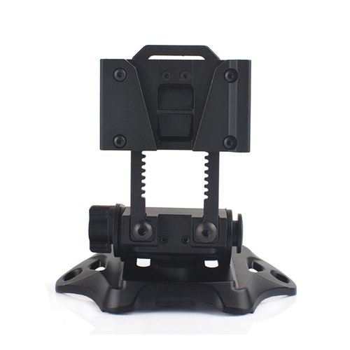 WADSN L4 G19 Wilcox NVG Fast Helmet Mount Breakaway Base - Black (with Logo)