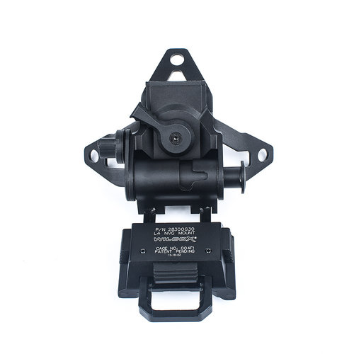 WADSN L4 G30 Wilcox NVG Fast Helmet Mount Breakaway Base - Black (with Logo)