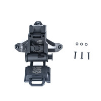 L2G05 Wilcox NVG Fast Helmet Mount Breakaway Base - Black (with Logo)