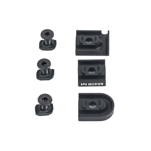 WADSN KeyMod & M-lok HC WireGuide System for Remote Switch - Black (with Logo)