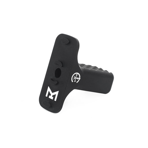 Metal KeyMod & M-lok Barrier Hand Stop - Negro (con MARCAJES)