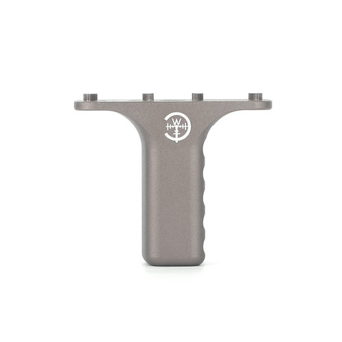 Metal KeyMod & M-lok Barrier Hand Stop - FDE (Logo)