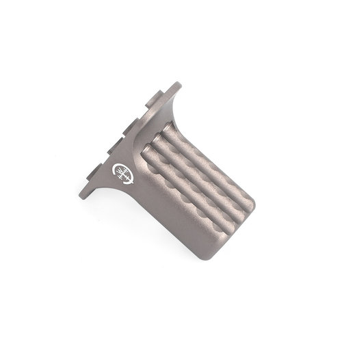 Metal KeyMod & M-lok Barrier Hand Stop - FDE (Logo)