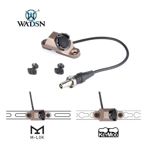 WADSN UT Hot Button KeyMod & M-lok (SF Modlite Plug) - Black (NO Logo)