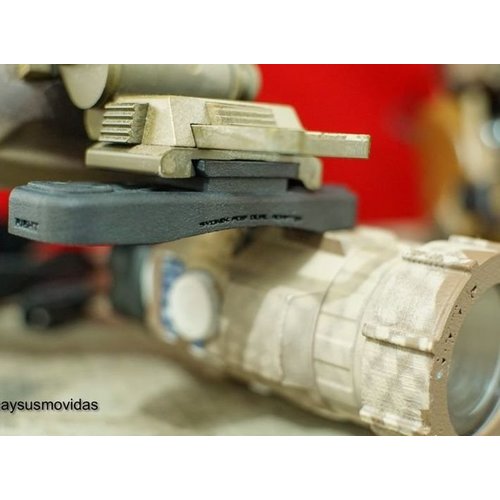FOW Adaptador Doble para Montura NVG Aurora FOW Adaptador Doble para Montura NVG Aurora