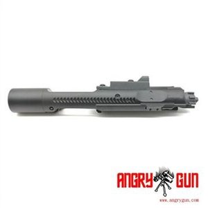 AngryGun Complete MWS High Speed Bolt Carrier with Gen2 MPA Nozzle- Original - Black Muzzle Power Adjustable