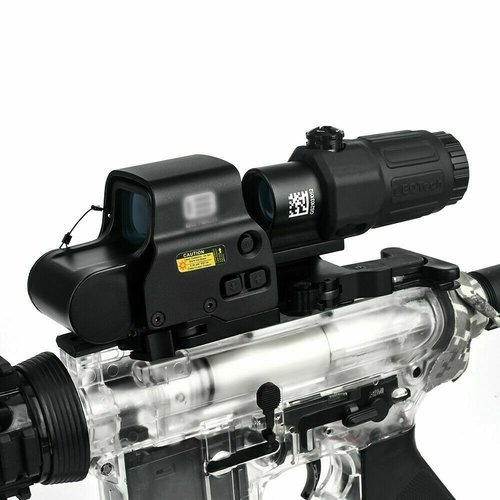 Aim-O HHS Red/Green Holographic Hybrid Sight EXPS with G33 Magnifier - Black