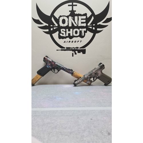 One Shot Airsoft Gun Skin AAP01 Stealth Recon Oak One Shot Airsoft Gun Skin AAP01 Stealth Recon Oak