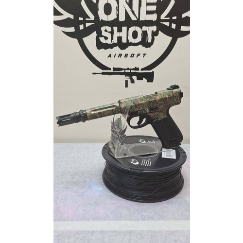 One Shot Airsoft Gun Skin AAP01 Pencott Greenzone