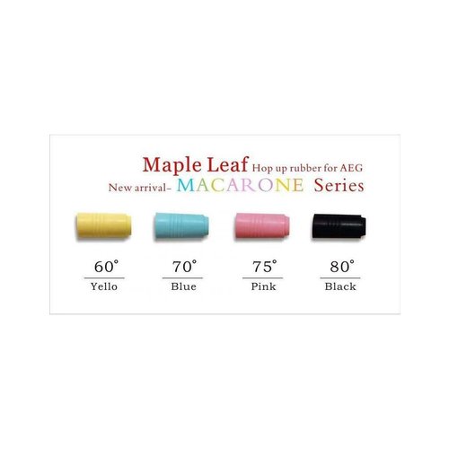 Maple Leaf Goma Cóncava Macaron 80°(Negra)