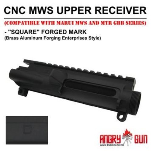 AngryGun Upper de CNC para MWS con Marcaje Cuadrado