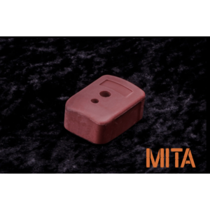 Mita Hi Capa Base Cargador de Goma Absorvente Standard - V - Rojo - 5 uds