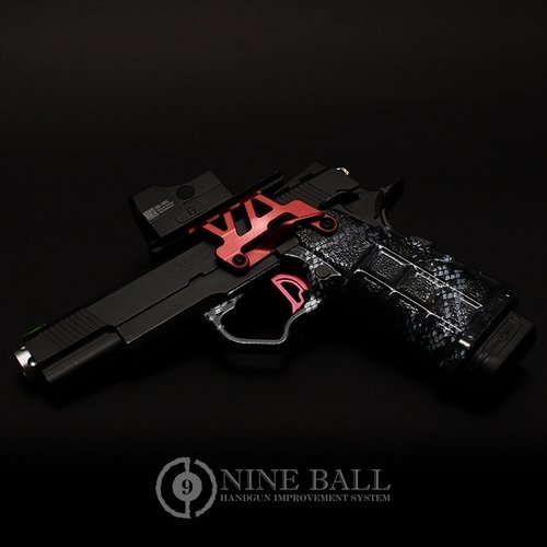 Nine Ball Hi Capa 5.1 / 4.3 Montura de Aluminio para Red Dot - Roja