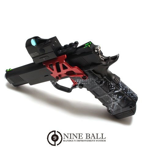 Nine Ball Hi Capa 5.1 / 4.3 Montura de Aluminio para Red Dot - Roja