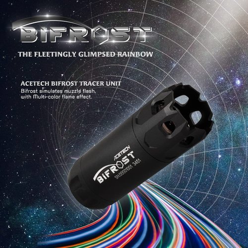 Acetech Trazador Bifrost (Llama Multicolor) - Negro Acetech Trazador Bifrost (Llama Multicolor) - Negro