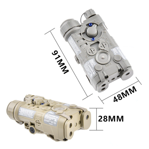 WADSN NGAL Green Laser with LED Light (Plastic Version) - FDE