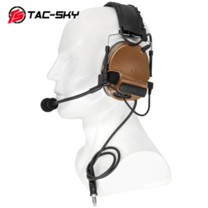 Tac-Sky Comtac III Headset (Silicone Earmuffs) - FDE